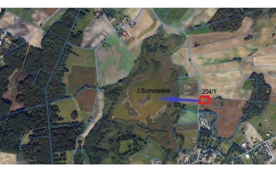 Działka budowlana Sumówko