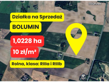 Działka rolna Bolumin