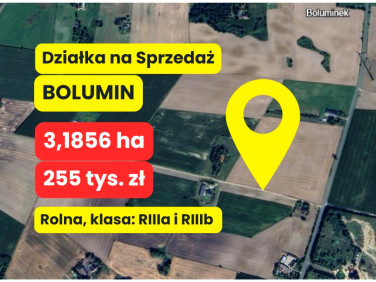 Działka rolna Bolumin