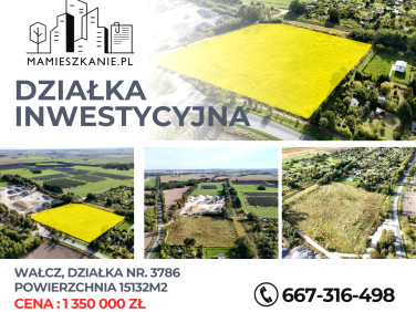 Działka inwestycyjna Wałcz sprzedam