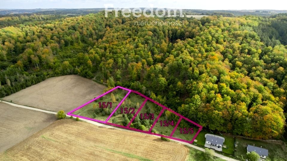 Sprzedam działkę Klonowo Dolne - 2 158 m²