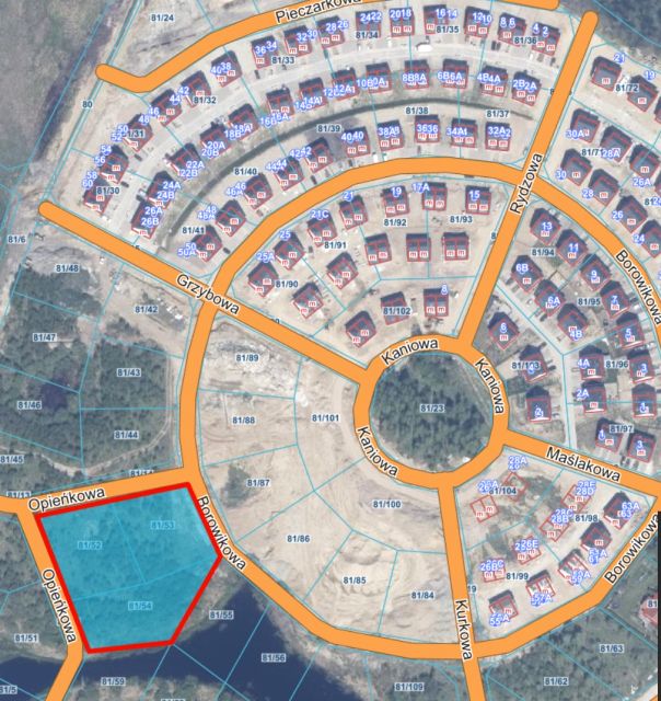 Działka budowlana Trąbki Wielkie