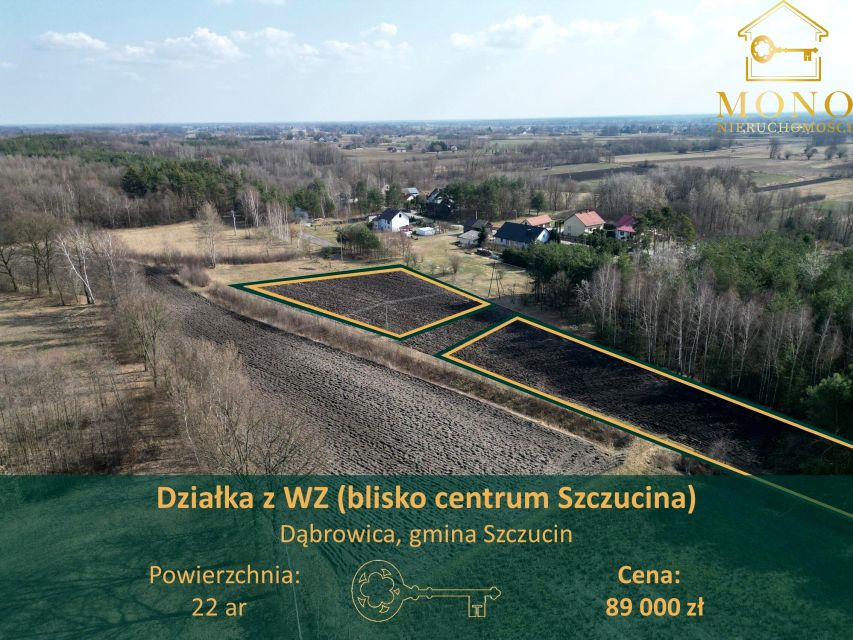 Działka budowlana Dąbrowica