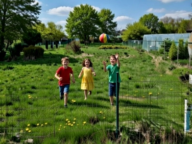 Ogrodzona działka sprzedam