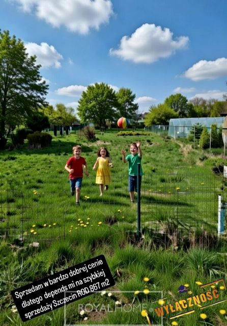 Ogrodzona działka sprzedam