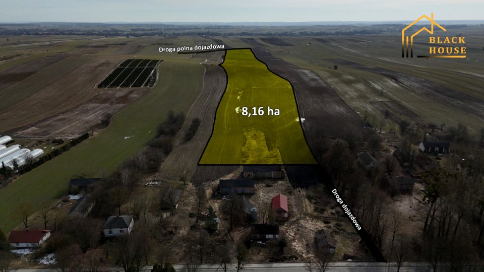 Działka rolna Teklin