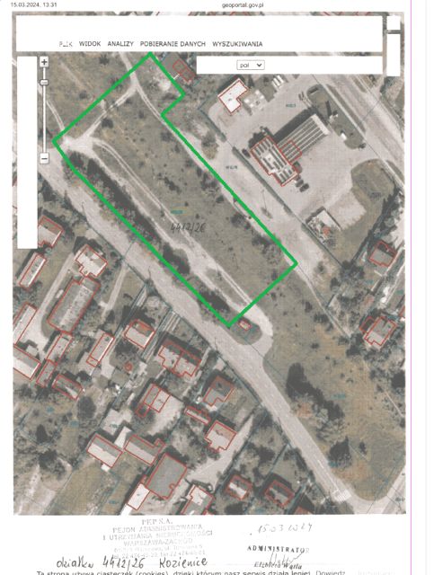 Działka przemysłowa Kozienice