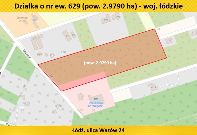 Działka Budowlana, ul. Wazów