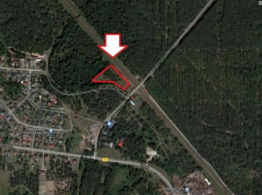 Działka przemysłowa Kamienica Polska