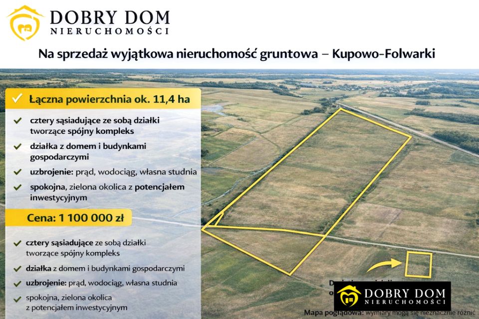 Działka Kupowo-Folwark