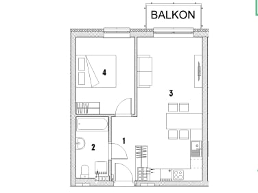 Nowe mieszkanie Bielsko Południe, ul. Karpacka 60