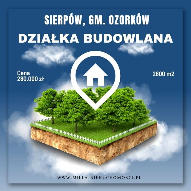 Działka budowlana Sierpów