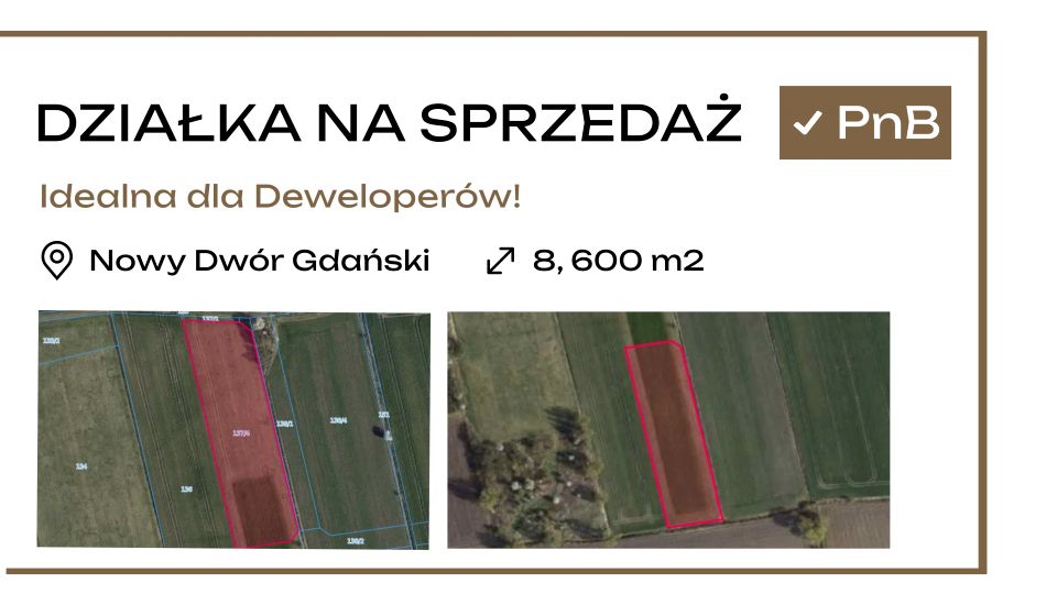 Działka Nowy Dwór Gdański