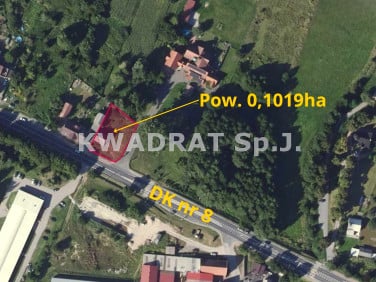 Działka usługowa Słupia pod Bralinem sprzedam