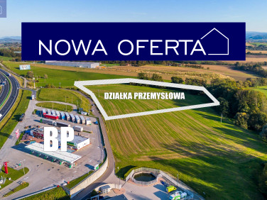 Działka przemysłowa Ogrodzona