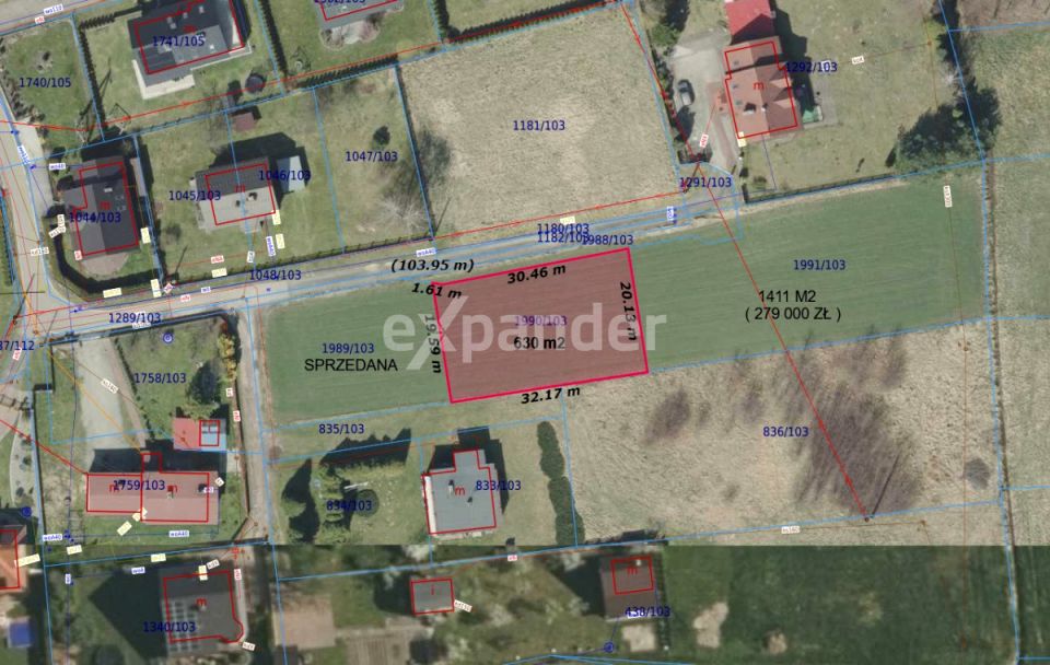 Działka budowlana Kobiór