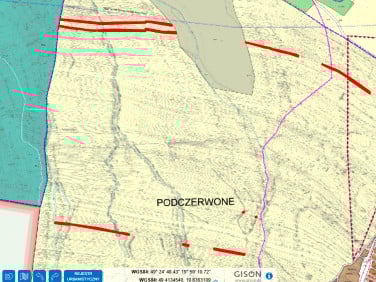 Działka rolna Podczerwone