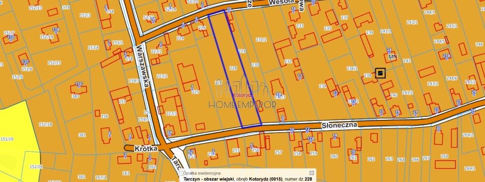Działka budowlana Kotorydz
