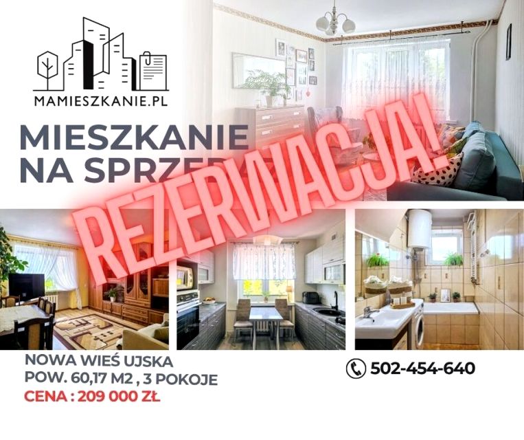 Mieszkanie Nowa Wieś Ujska