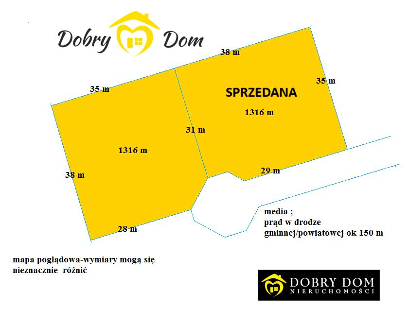Działka budowlana Zajma