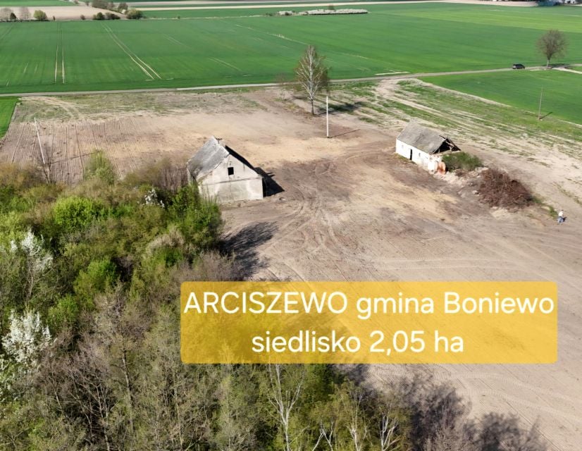 Działka budowlano-rolna Arciszewo