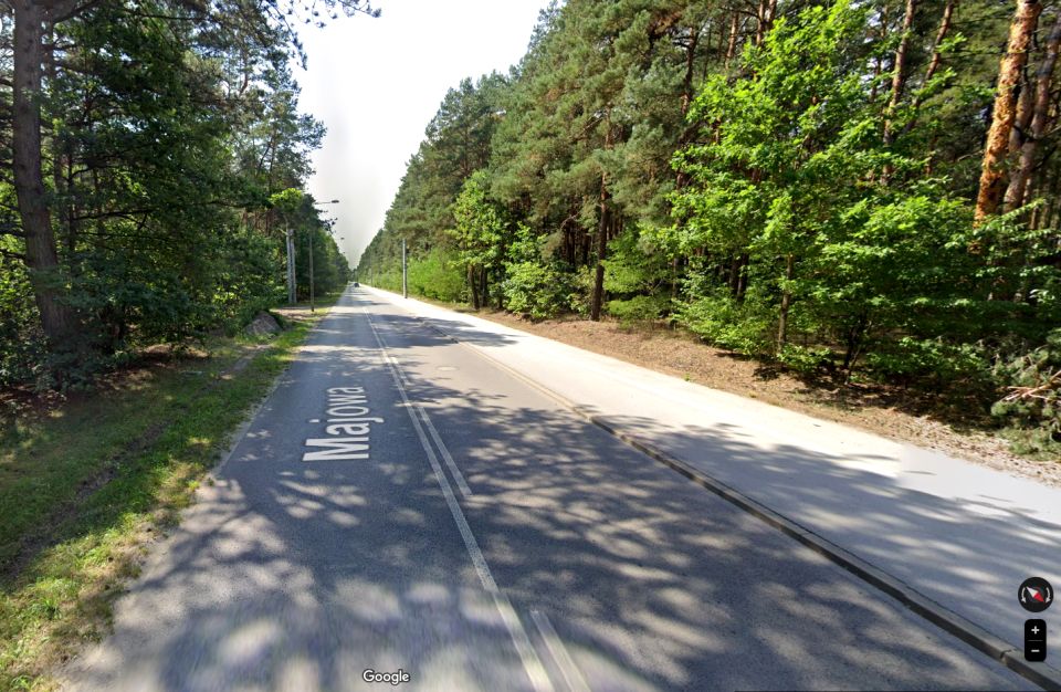 Działka przy lesie