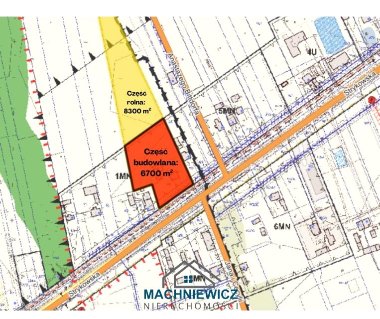 Działka usługowa Łódź