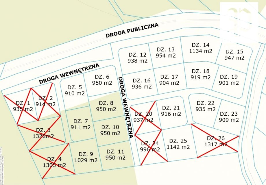 Działka budowlana Gostyniec