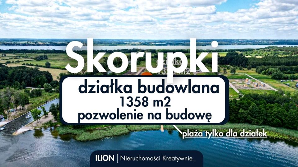 Działka budowlana Skorupki