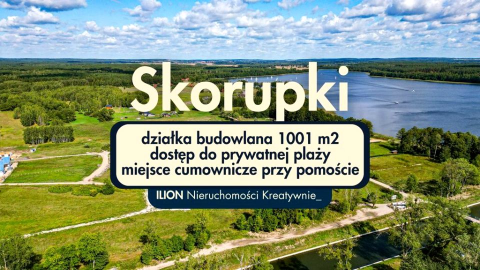 Działka nad jeziorem