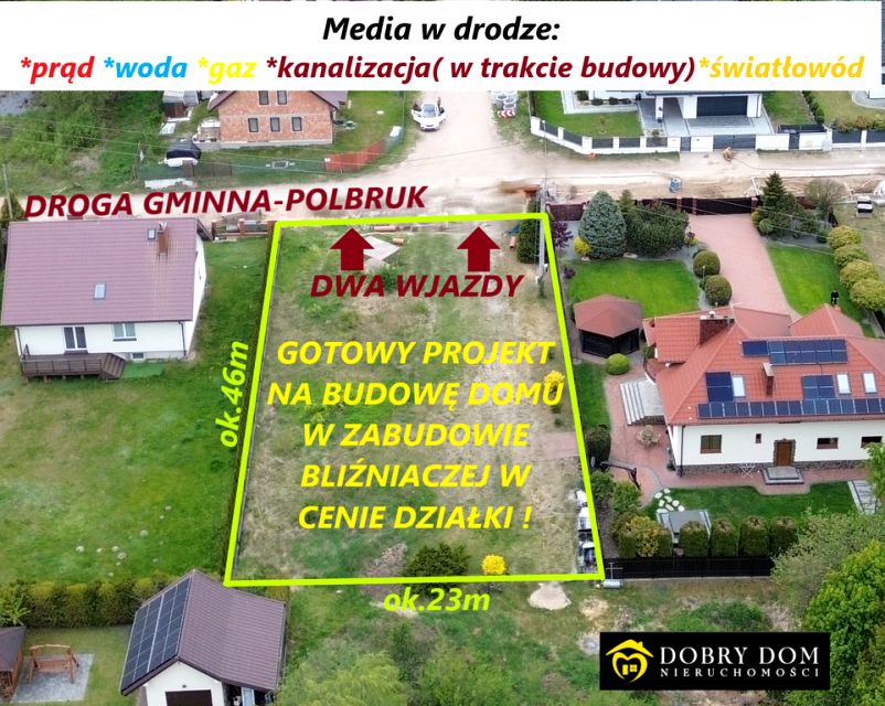 Działka budowlana Niewodnica Korycka