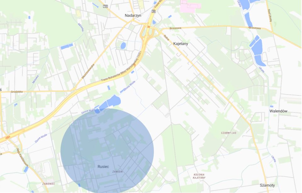 Działka budowlana Rusiec