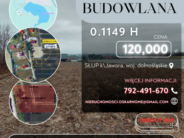 Działka budowlana Słup