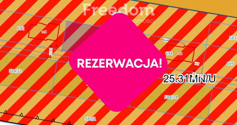 Działka przy lesie