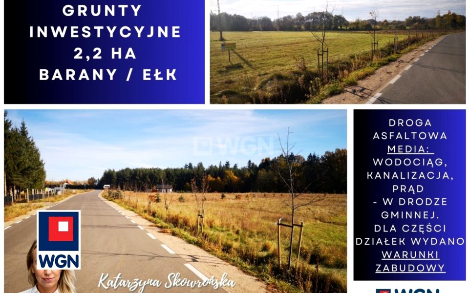 Działka budowlana Barany