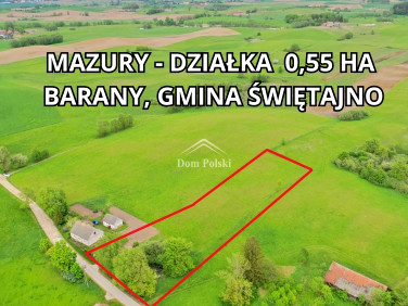 Działka budowlano-rolna Barany