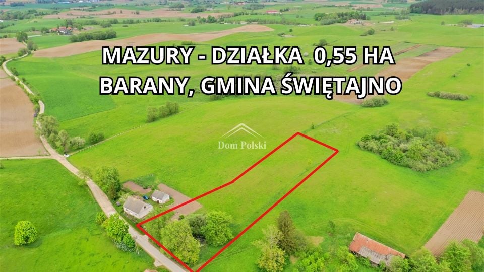 Działka budowlano-rolna Barany