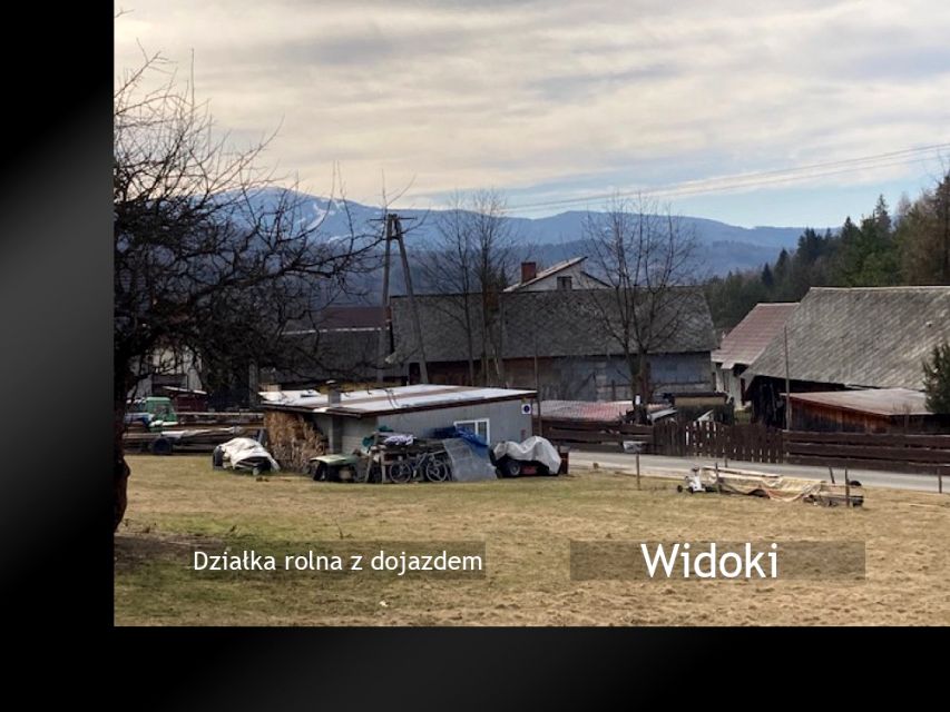 Działka rolna Koszarawa