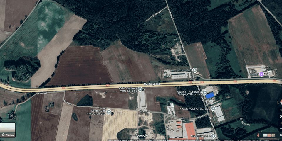 Działka przemysłowa Starczanowo