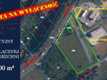 Działka usługowa Włosań