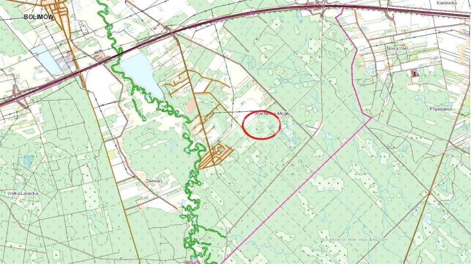Działka rekreacyjna Bolimów