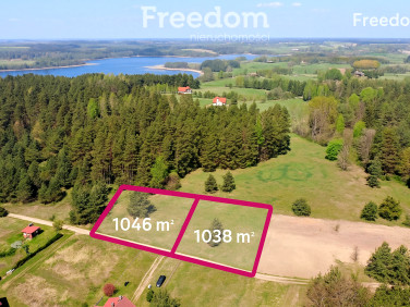 Działka nad jeziorem