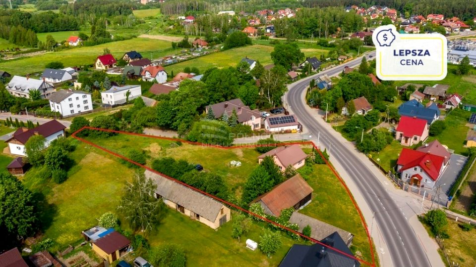 Działka przy lesie