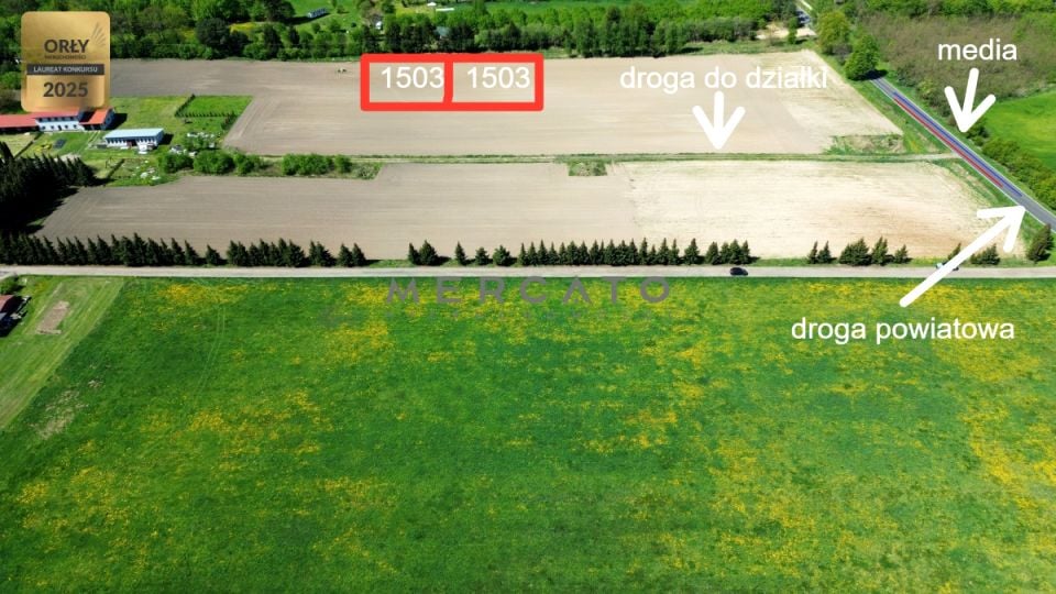 Działka budowlana Podkampinos