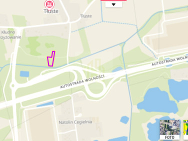 Działka usługowa Tłuste