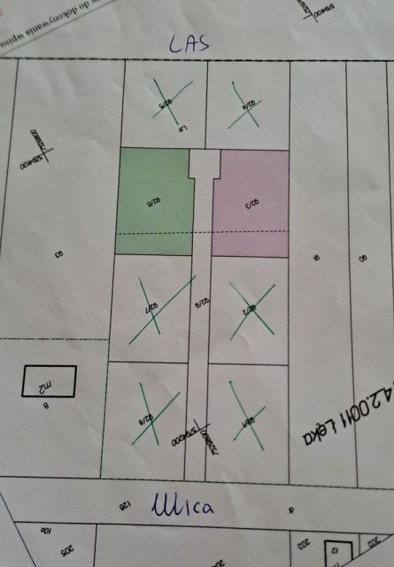 Działka budowlana Łęka