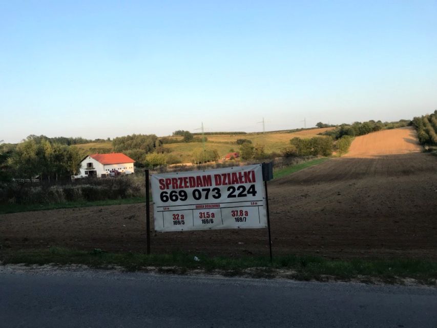 Działka budowlano-rolna Rzeczyca Mokra