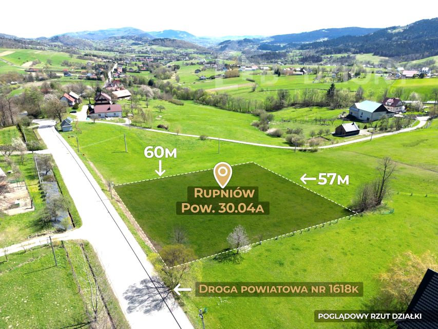 Działka budowlana Rupniów