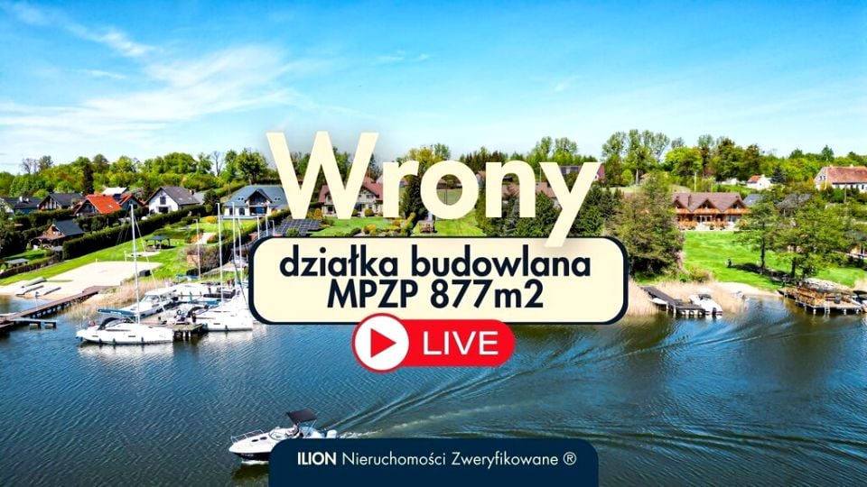 Działka nad jeziorem