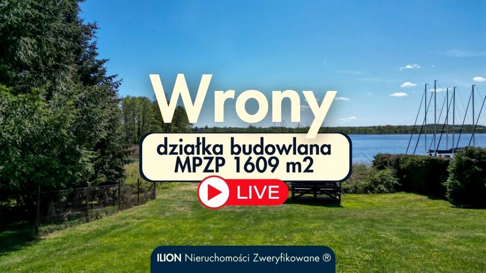Działka budowlana Wrony